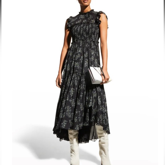 cinq a sept Dresses & Skirts - Cinq a Sept Lucille Cap Sleeve Midi Dress